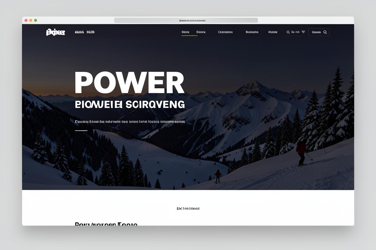 Powder website designed and built by Vsure Growth